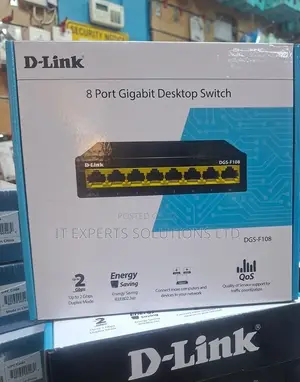 D-Link DGS-F108 8-Port Gigabit Desktop Switch