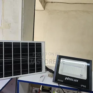 200W Neelux Solar Flood Light - LED Outdoor Security Lamp