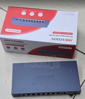 New Hikvision 8 Port Gigabit PoE Unmanaged Switch