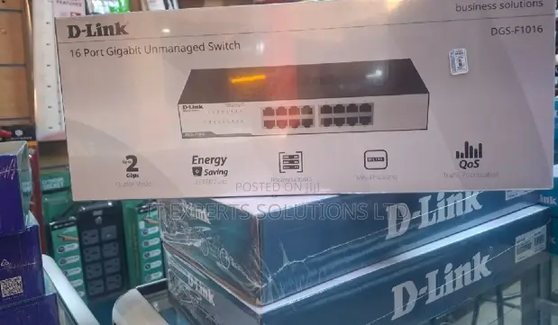 D-Link DGS-F1016 16-Port Gigabit Unmanaged Switch - 1