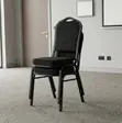 Black Office Banquet Chair - 1