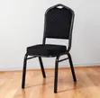 Black Office Banquet Chair - 2
