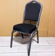Black Office Banquet Chair - 5