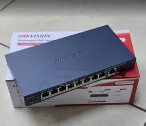 Brand New Hikvision 8-Port PoE Gigabit Switch DS-3E0510P-E/M