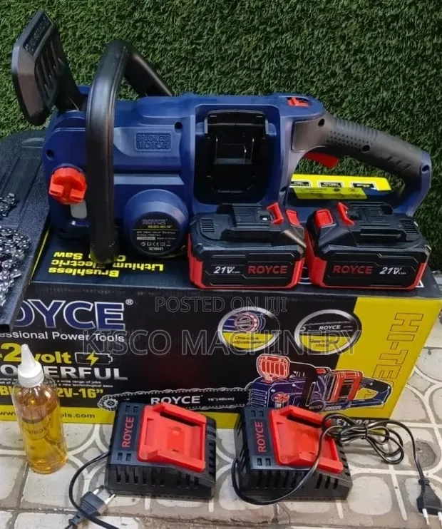 Brand New 21V Rechargeable Chainsaw (Royce) - 1