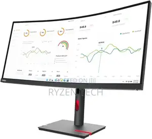 Lenovo ThinkVision T34WD-40 34" QHD Curved Monitor