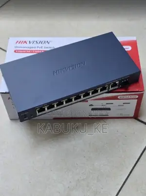 Hikvision DS-3E0510P-E/M Mpya 8-Port Gigabit PoE Switch