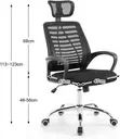 Ergonomic Headrest Office Task Chair - 3