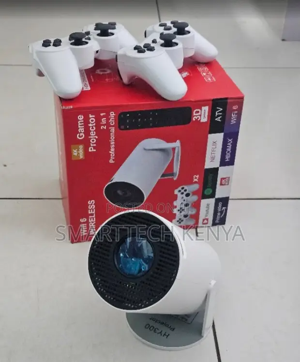 HY300 Android Projector with Built-in Gaming Console - 1