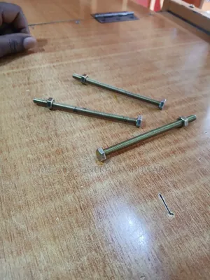 Heavy Duty Bolts and Nuts 4" x 6mm