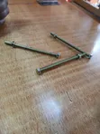 Heavy Duty Bolts and Nuts 4" x 6mm - 3