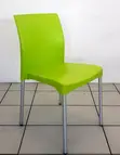 Stackable Plastic Dining Chair - Red - 3