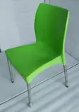 Stackable Plastic Dining Chair - Red - 5