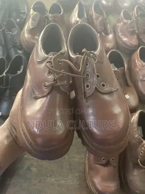 Toughees Brown Leather School Shoes (Junior & Senior)