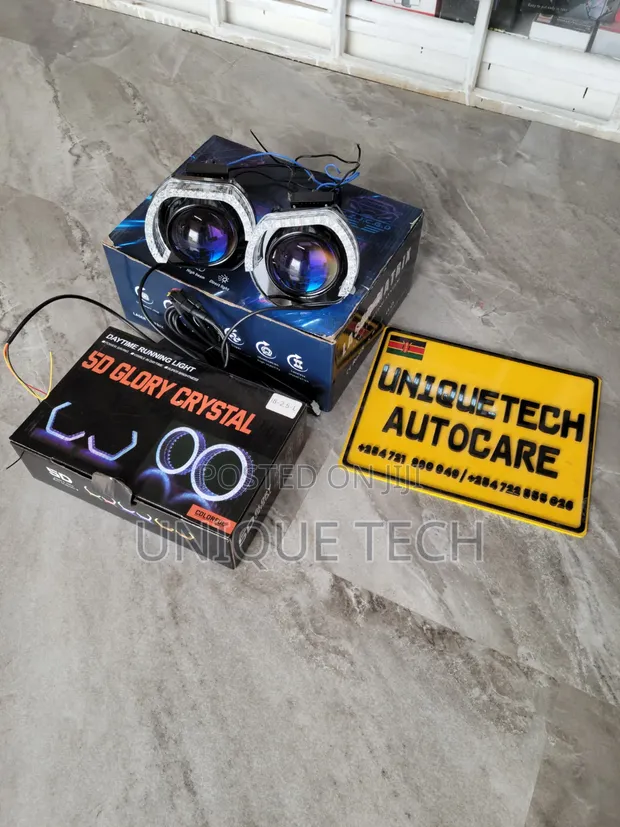 Brand New 5D Glory Rings with 2.5" Projector Headlights - 1