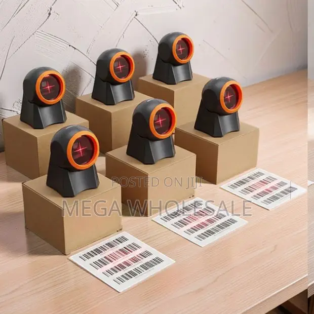 1D/2D Desktop Barcode Scanner Reader - Hands-Free - 1