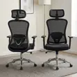 Black Adjustable Ergonomic Staff Chair - 5