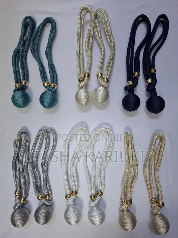 Premium Curtain Tie Backs - Set of 2 - 1