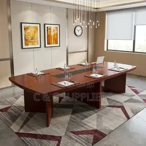 Executive Mahogany Meeting Table - 3500mm