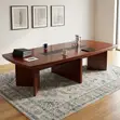 Executive Mahogany Meeting Table - 3500mm - 3