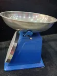 10kg Analog Kitchen Scale - Blue Metal Base - 2