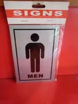 Men Toilet Sign - Aluminium Plate - 3