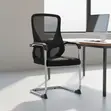 Executive Mesh Visitors Chair - Black - 5
