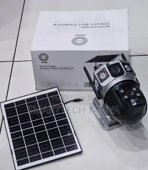 V380Pro Wifi Solar CCTV Camera - Dual Lens PTZ