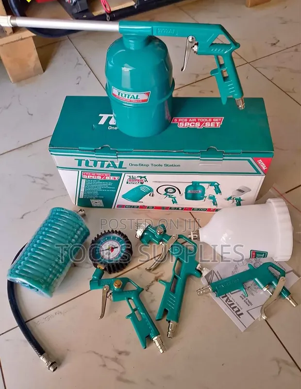 Total 5-Piece Air Tools Kit - 1