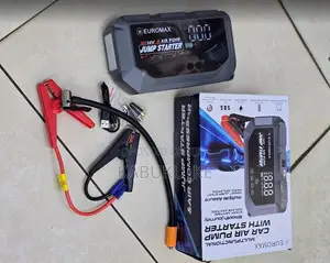 Euromax 12V Air Pump & Jump Starter Kit with Tyre Inflator