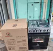 60x60cm Smartpro Standing Cooker: 3 Gas Burners + 1 Electric Hot Plate, Electric Oven - 2