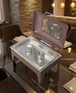 9-Litre Rectangular Chafing Dish with Wooden Brown Finish - 2