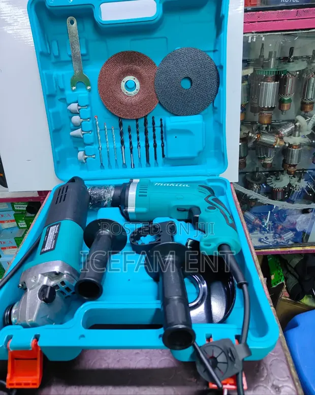 Makita Electric Combo Drill and Grinder - 1