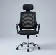 Swivel Mesh Office Chair with Headrest - 3