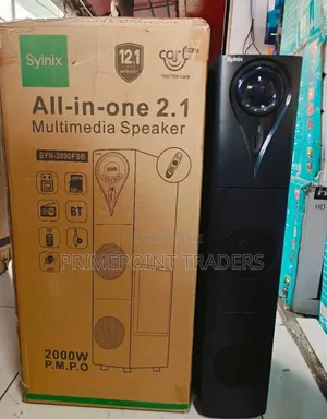 Syinix SYN2890FSB 2.1 Powerful Bass Speaker with LED Lights