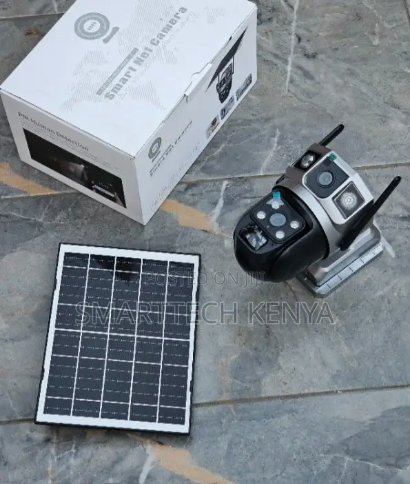 4G Solar PTZ Dual Lens 4MP Outdoor CCTV Camera - 1