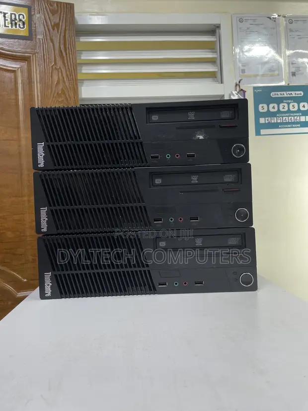 Lenovo ThinkCentre M710e SFF Desktop - Intel Core i3, 4GB RAM, 500GB HDD - 1