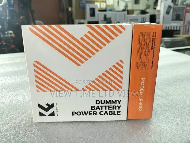 K&F Concept D-Tap to Canon LP-E6P Dummy Battery Adapter - 1
