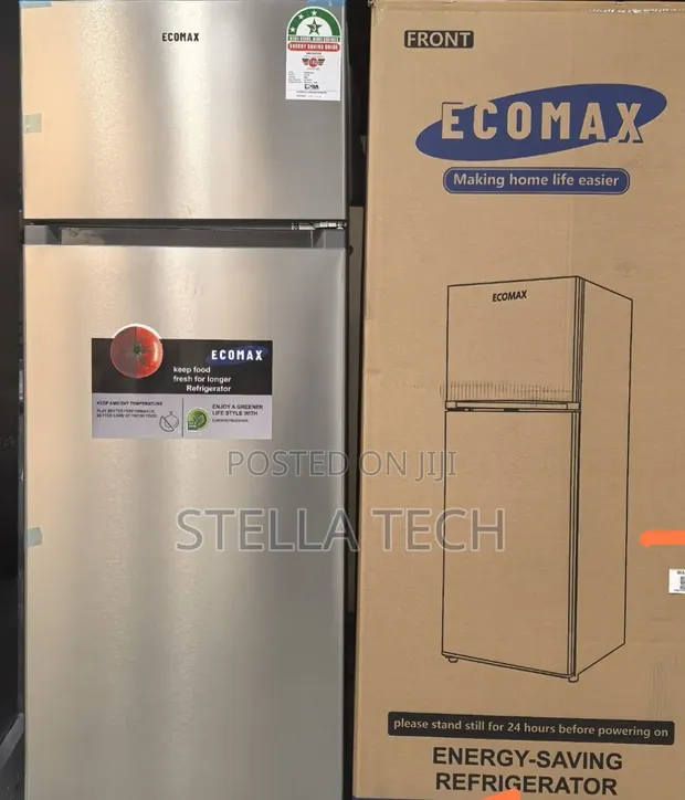 Ecomax 230 Litres Dark Silver Double Door Refrigerator - 1