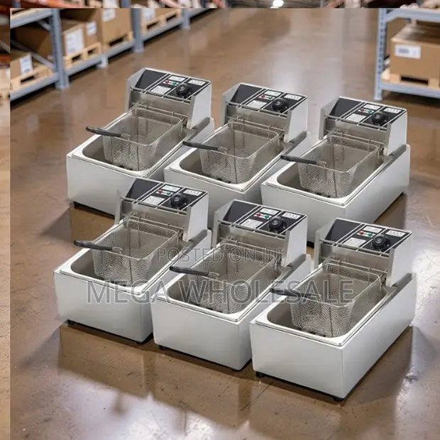Heavy Duty Electric Single Tank Deep Fryers (4L/6L/10L) - 1