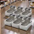 Heavy Duty Electric Single Tank Deep Fryers (4L/6L/10L) - 1