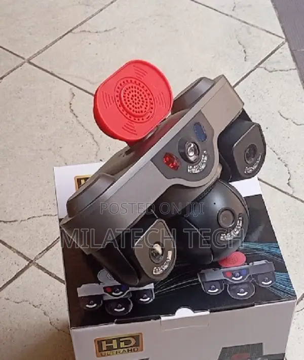 4G Solar Camera Triple Lens with Siren - 1