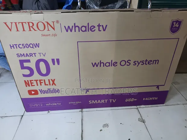 Vitron 50 Inch Smart TV - HTC50QN Whale OS - 1