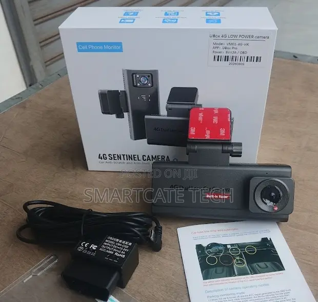 4G Dual Lens Dash Cam - Real-Time Tracking & Full HD - 1