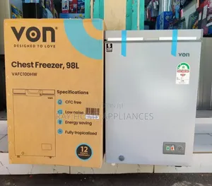 Brand New 98 Litres Von Chest Freezer