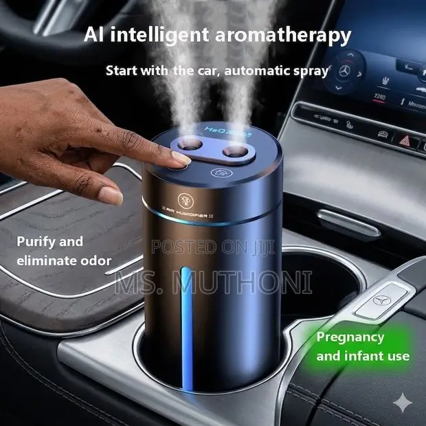 Portable Dual-Mist Car Humidifier and Diffuser - 1