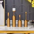 Luxury Gold Candle Holders - 2