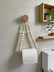 Wooden Bead Paper Towel Holder - 2