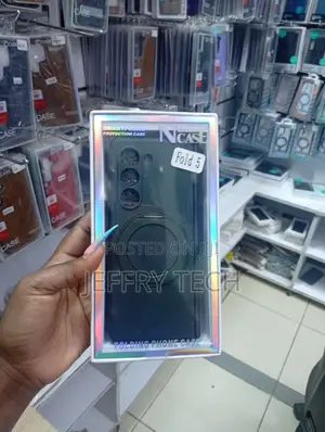 Dark Green Magnetic Ring Case for Samsung Galaxy Z Fold 5