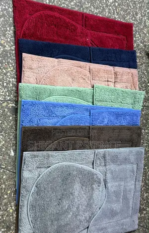 3-in-1 Microfiber Toilet Mat Set